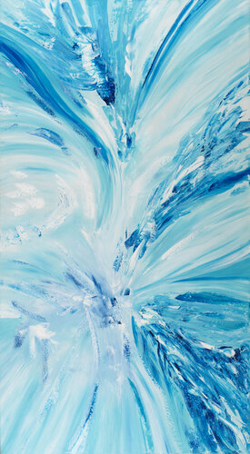 Eclats d'Ecume 109 par Joëlle Kem Lika, Peinture en vente sur Singulart