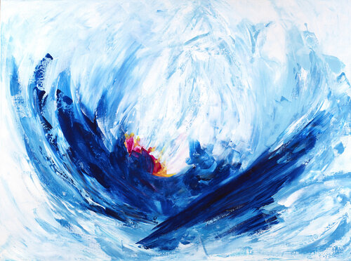 Ciels 3 par Joëlle Kem Lika, Peinture en vente sur Singulart