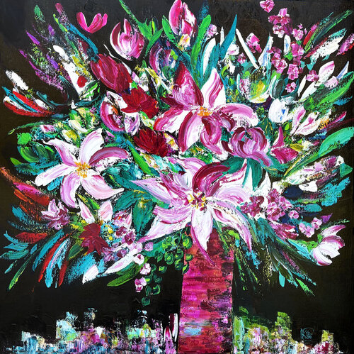 Big Bang 16 par Joëlle Kem Lika, Peinture en vente sur Singulart