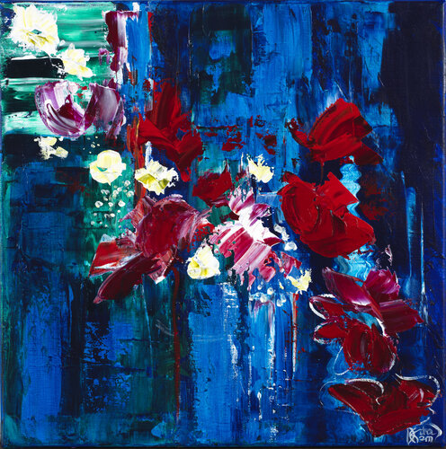 Exotic dream 3 par Joëlle Kem Lika, Peinture en vente sur Singulart