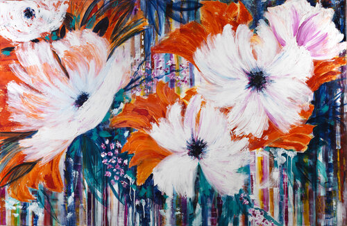 Exotic dream 11 par Joëlle Kem Lika, Peinture en vente sur Singulart