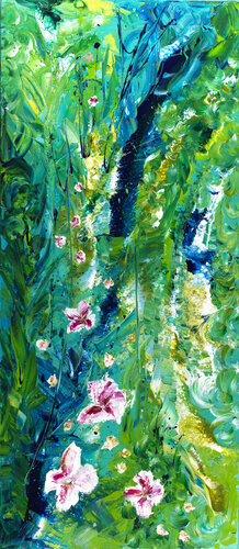 Exotic dream 8 par Joëlle Kem Lika, Peinture en vente sur Singulart