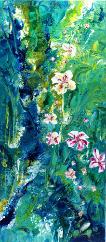 Exotic dream 9 di Joëlle Kem Lika, Pittura in vendita su Singulart