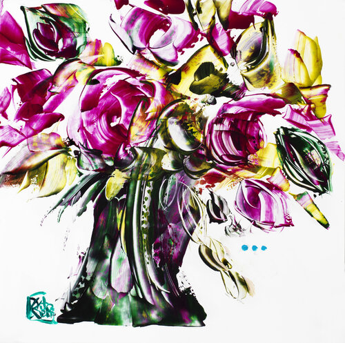 Big Bang sur papier 31 par Joëlle Kem Lika, Œuvre sur papier en vente sur Singulart