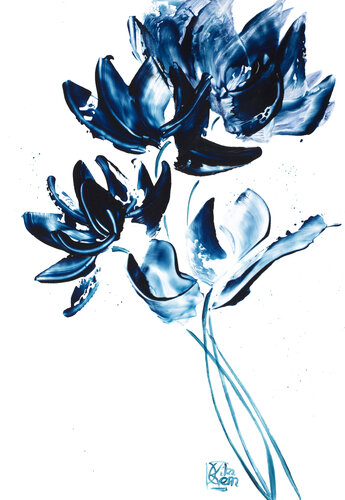 Bruissements charnels 145 by Joëlle Kem Lika, Work on Paper for Sale on Singulart