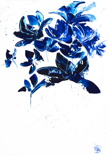 Bruissements charnels 152 by Joëlle Kem Lika, Work on Paper for Sale on Singulart