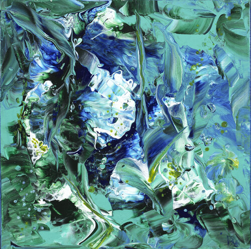 Eclats d'Ecume 124 par Joëlle Kem Lika, Peinture en vente sur Singulart