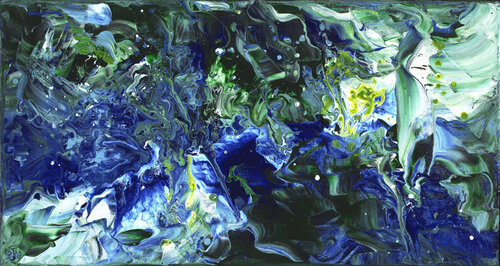 Eclats d'Ecume 136 par Joëlle Kem Lika, Peinture en vente sur Singulart