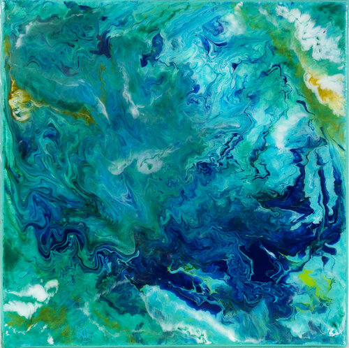 eclat d'écume 41 par Joëlle Kem Lika, Peinture en vente sur Singulart