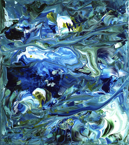 Eclats d'Ecume 142 von Joëlle Kem Lika, Malerei kaufen auf Singulart