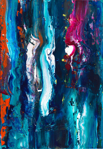 Symphonie 16 by Joëlle Kem Lika, Painting for Sale on Singulart