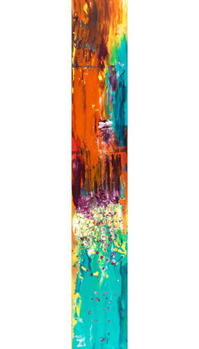Totem 4 par Joëlle Kem Lika, Peinture en vente sur Singulart