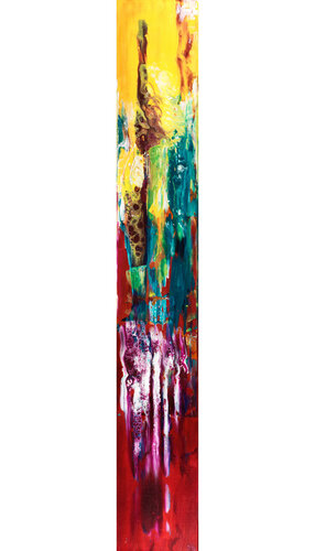 Totem 5 par Joëlle Kem Lika, Peinture en vente sur Singulart