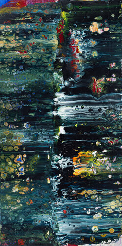 Symphonie 01 par Joëlle Kem Lika, Peinture en vente sur Singulart