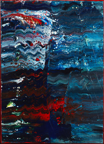 Symphonie 05 par Joëlle Kem Lika, Peinture en vente sur Singulart