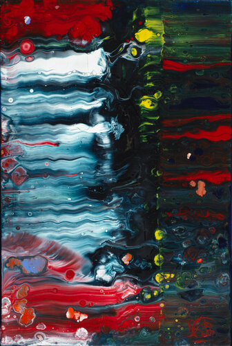 Symphonie 08 par Joëlle Kem Lika, Peinture en vente sur Singulart