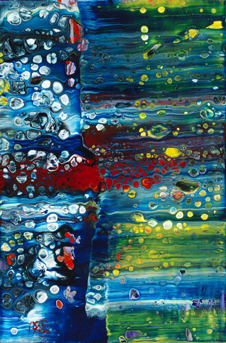 Symphonie 11 par Joëlle Kem Lika, Peinture en vente sur Singulart