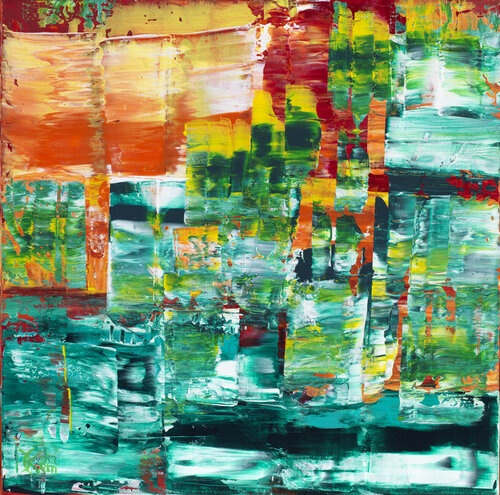 abstrait 20 par Joëlle Kem Lika, Peinture en vente sur Singulart