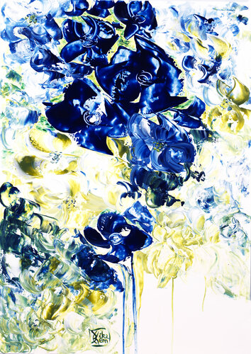 bruissements charnels 90 par Joëlle Kem Lika, Œuvre sur papier en vente sur Singulart