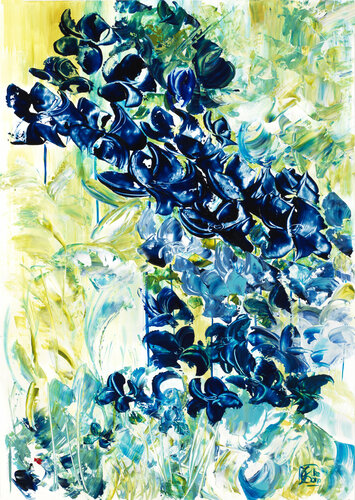 bruissements charnels 91 par Joëlle Kem Lika, Œuvre sur papier en vente sur Singulart