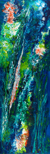 eclats d'écume 87 par Joëlle Kem Lika, Peinture en vente sur Singulart
