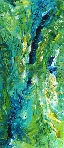 eclats d'écume 94 par Joëlle Kem Lika, Peinture en vente sur Singulart