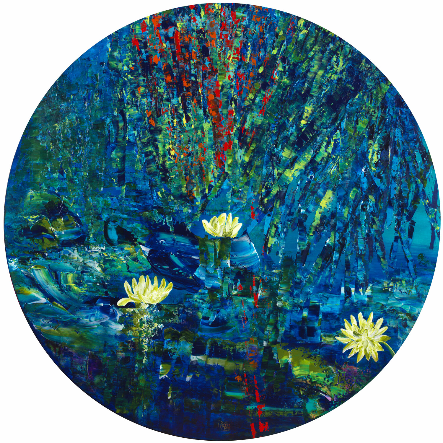 Nymphéas 80 Joëlle Kem Lika