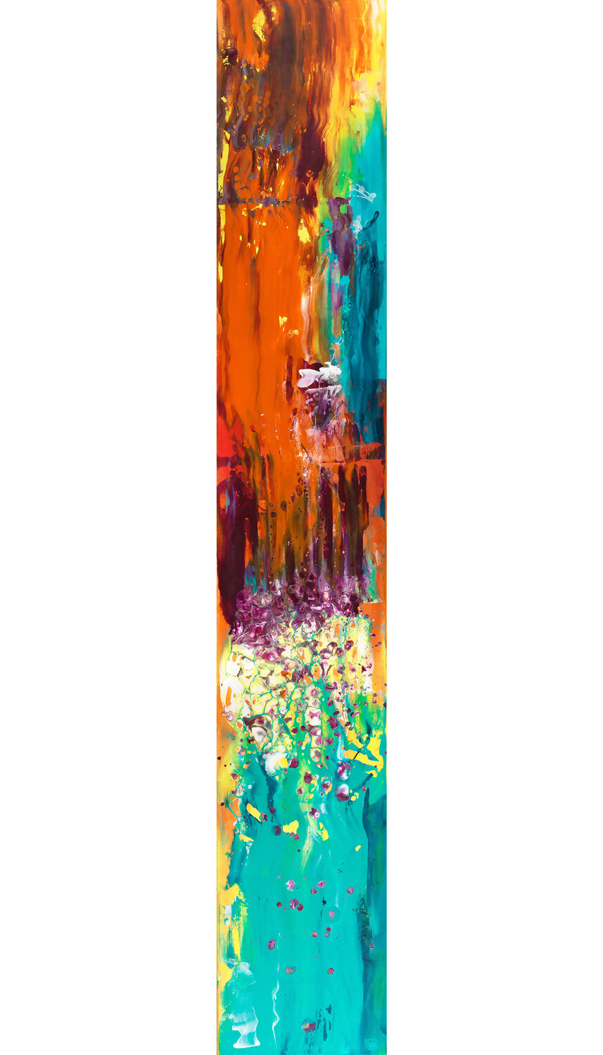 Totem 4 Joëlle Kem Lika Peinture originale à vendre