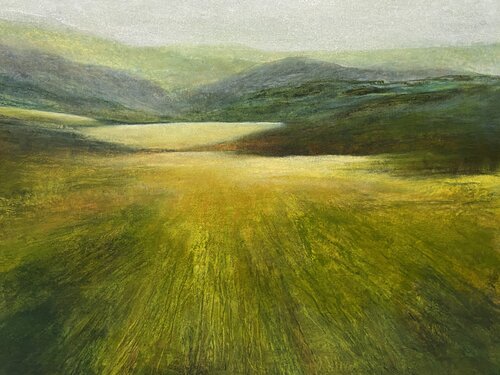 Converging Fields von Lori Latham, Malerei kaufen auf Singulart