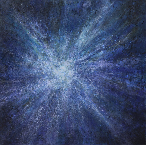 Essence of a Year - JANUARY de Lori Latham, Pintura a la venta en Singulart