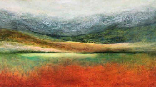 Silent Retreat : Commission for Providence Medical Plaza by Lori Latham, 회화 for Sale on Singulart