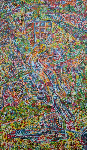 Dredging Up the Past van Leo Kogan, Schilderij te koop op Singulart