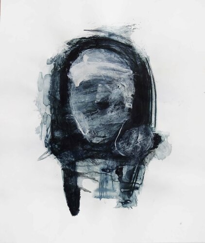 Untitled 9 (It´s just in the head) by Cynthia Gregorová, Drawing for Sale on Singulart