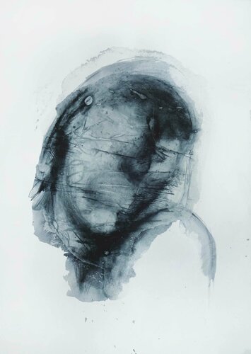 Untitled 13 (It´s just in the head) by Cynthia Gregorová, 소묘 for Sale on Singulart