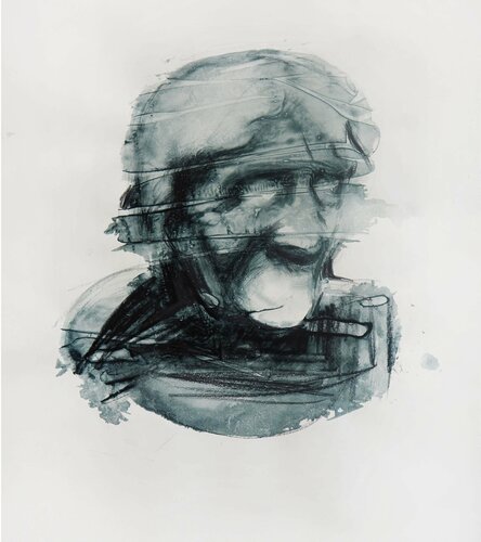 Untitled 16 (It´s just in the head) by Cynthia Gregorová, 소묘 for Sale on Singulart