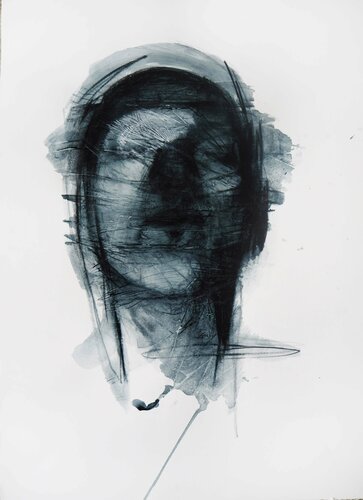 New breath (It´s just in the head) by Cynthia Gregorová, Drawing for Sale on Singulart