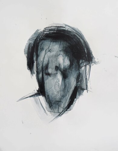 Untitled 28 (It´s just in the head) van Cynthia Gregorová, Tekening te koop op Singulart
