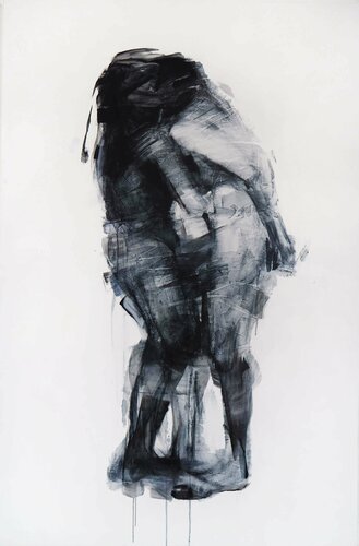 Untitled  (Cleavage) by Cynthia Gregorová, 회화 for Sale on Singulart