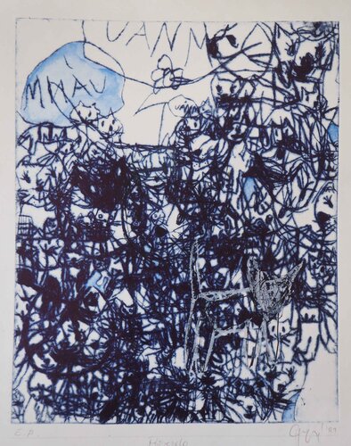 Priveselo VI (Too fun to handle IV) by Cynthia Gregorová, Work on Paper for Sale on Singulart