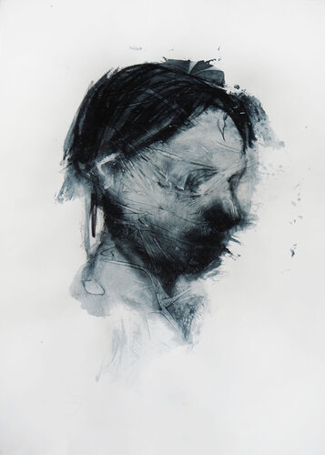 Quiet moment (It´s just in the head) by Cynthia Gregorová, 소묘 for Sale on Singulart