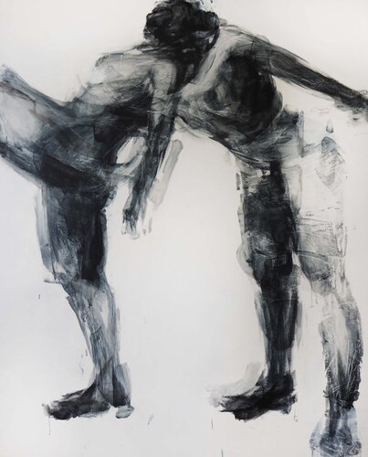 Príbehy o láske II / Love stories II (Štiepenie / Cleavage) par Cynthia Gregorová, Peinture en vente sur Singulart