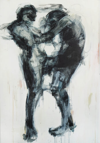 Si ty ja? / Are you me? (Štiepenie/ Cleavage) par Cynthia Gregorová, Peinture en vente sur Singulart