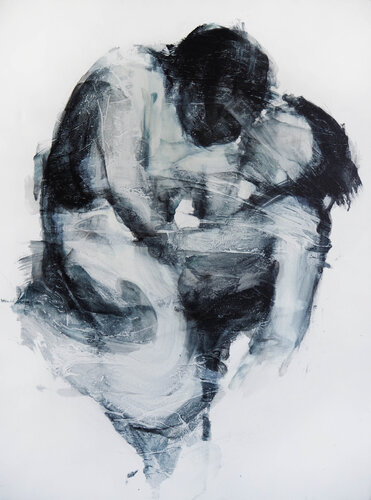 Neha / Terderness (Štiepenie / Cleavage) par Cynthia Gregorová, Peinture en vente sur Singulart