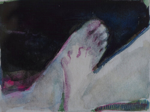 Night touches by Cynthia Gregorová, Painting for Sale on Singulart