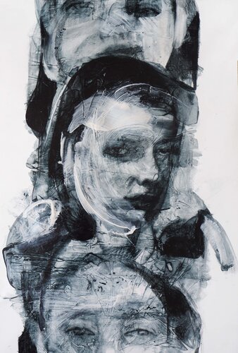 Points of penetration II by Cynthia Gregorová, Drawing for Sale on Singulart