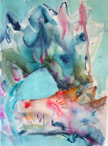 Heavenly creatures by Cynthia Gregorová, Painting for Sale on Singulart