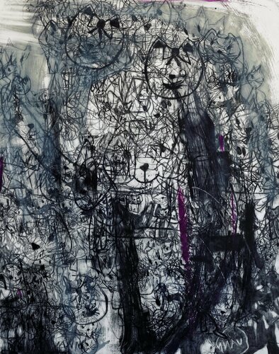 No title (I would like a kitty) by Cynthia Gregorová, Work on Paper for Sale on Singulart