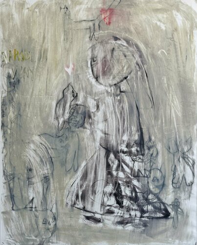 No title (I would like a kitty) di Cynthia Gregorová, Opera su carta in vendita su Singulart