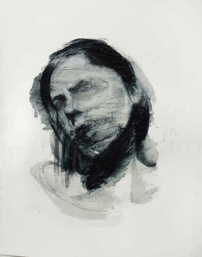 Untitled 3 (It´s just in the head) van Cynthia Gregorová, Tekening te koop op Singulart