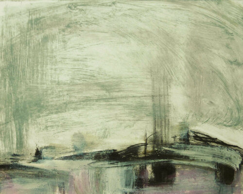 Untitled (Over horizont) par Cynthia Gregorová, Œuvre sur papier en vente sur Singulart